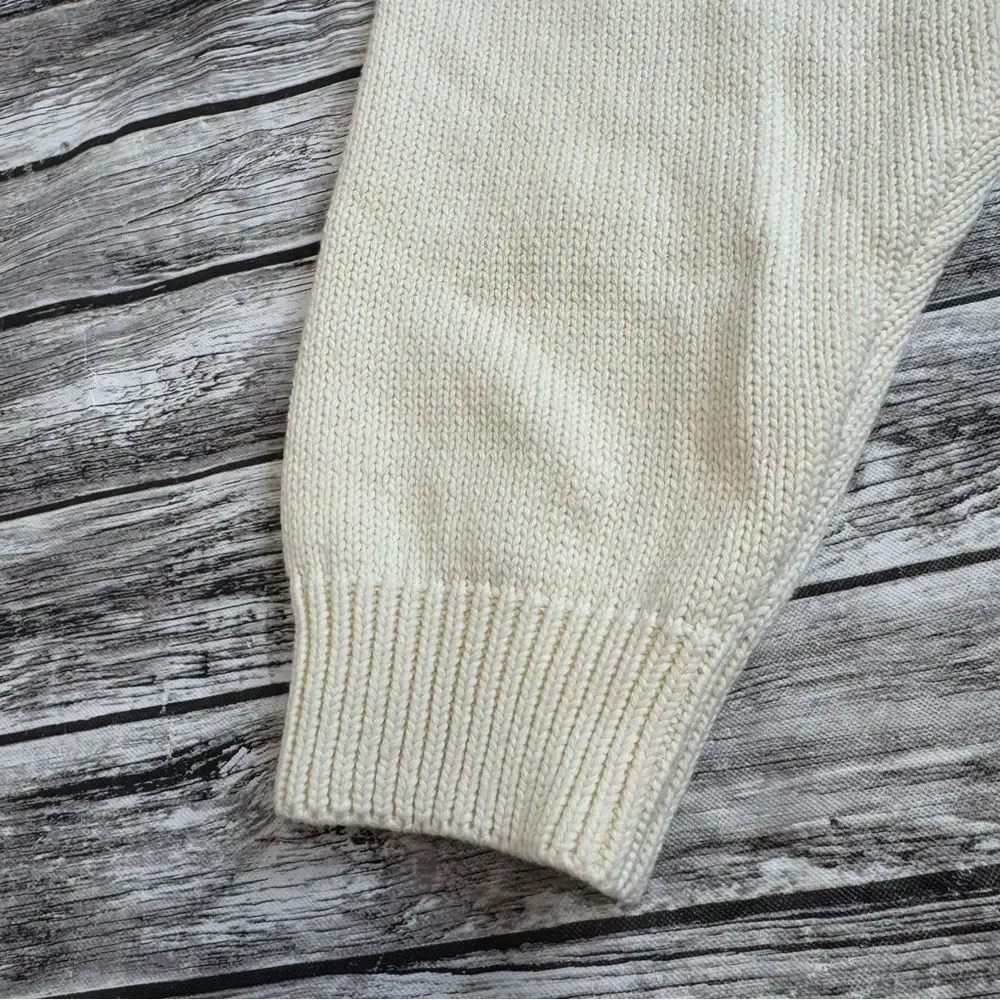 Bubish Women's Ava Bolero Shrug One Size Ivory Knit REVOLVE Chain Neck